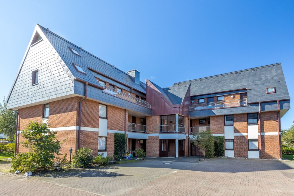 Hof vor Ferienhaus auf Sylt